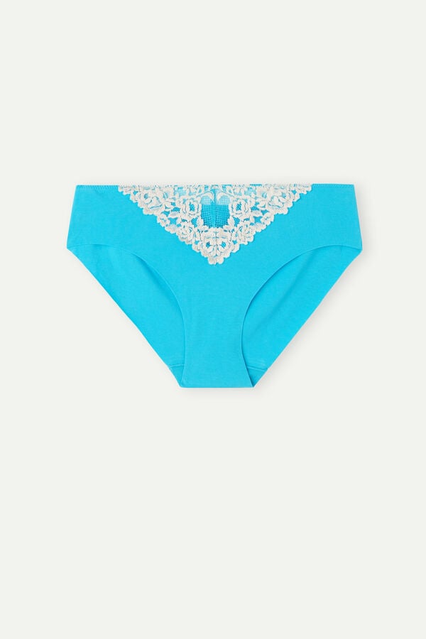 Intimssimi Pretty Flowers Seamless Puuvilla Panties Sininen | USNZX79247