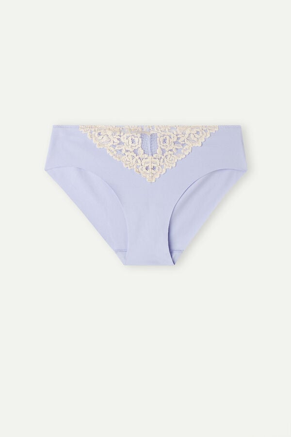 Intimssimi Pretty Flowers Seamless Puuvilla Panties Violet | ZUSNQ56806