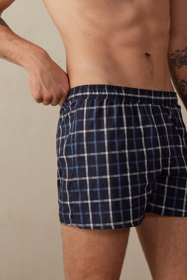 Intimssimi Print Detailed Boxers Sininen | QUSUV76217