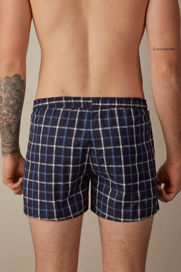 Intimssimi Print Detailed Boxers Sininen | QUSUV76217