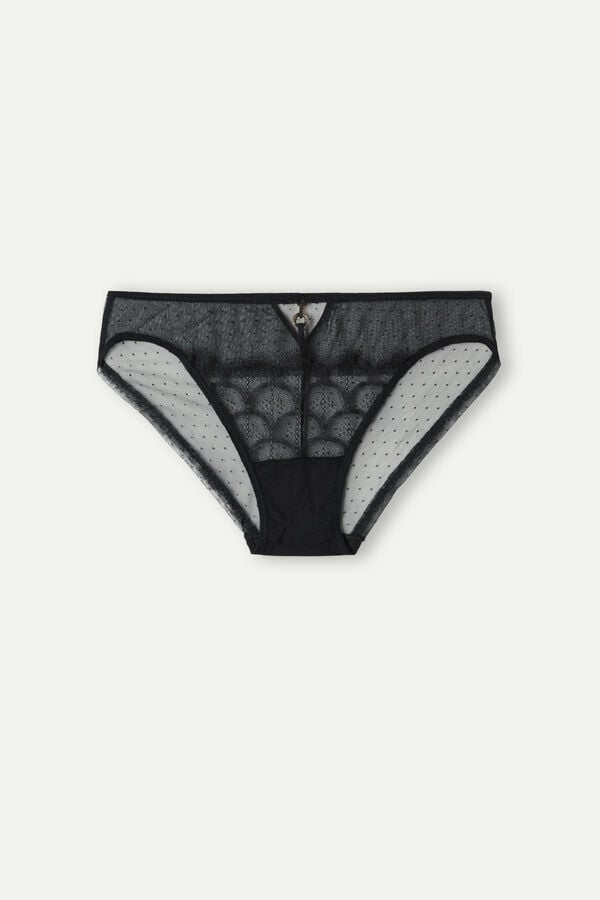 Intimssimi Pure Charme Panties Mustat | USXBR44530