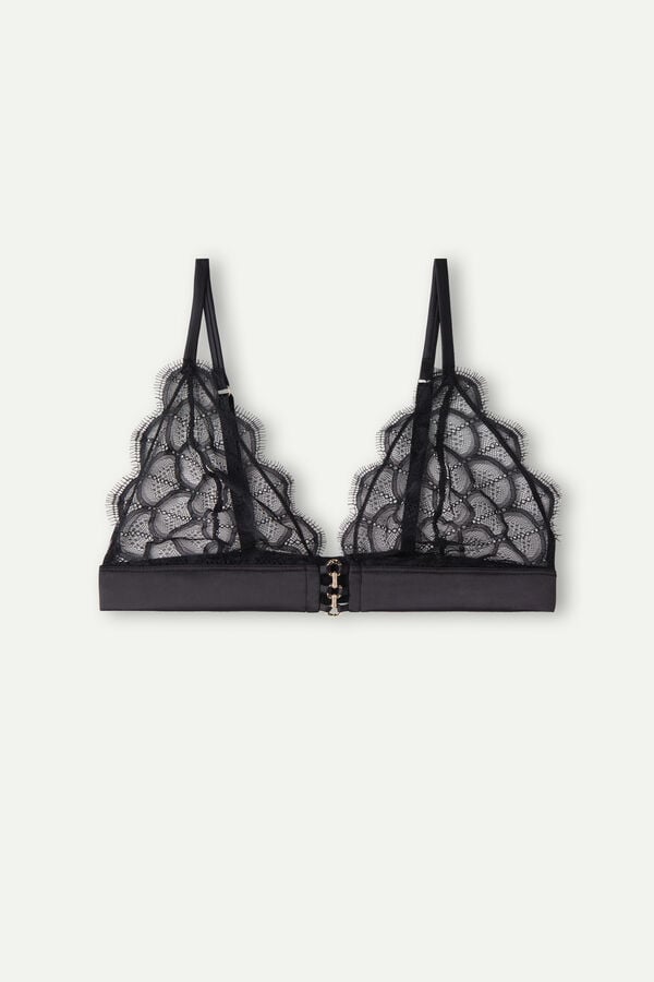 Intimssimi Pure Charme Triangle Bra Mustat | USICD17681