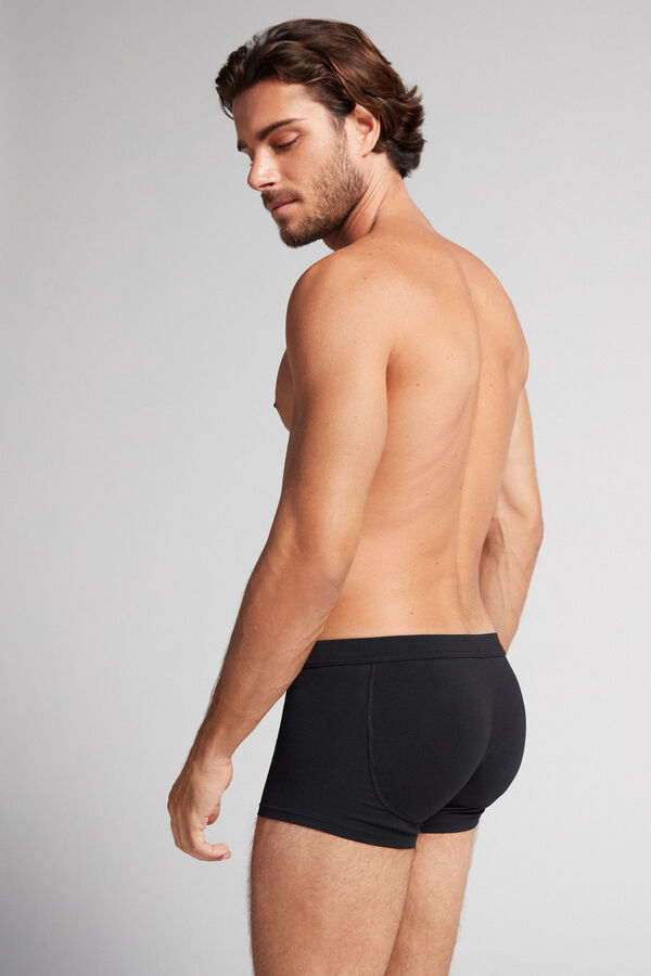 Intimssimi Push-up Boxers in Stretch Puuvilla Mustat | USCVG91654