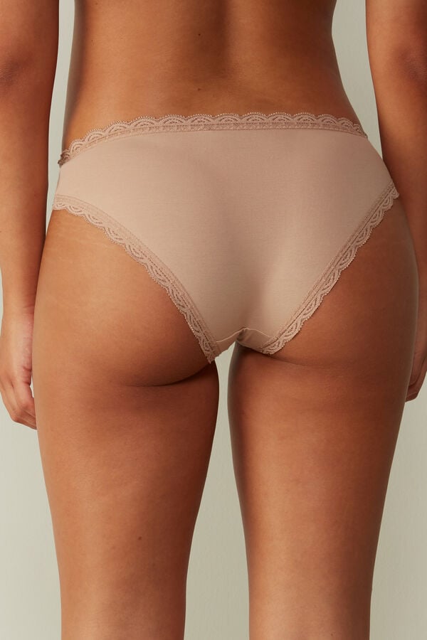 Intimssimi Puuvilla and Pitsi Panties Natural | USICD82302