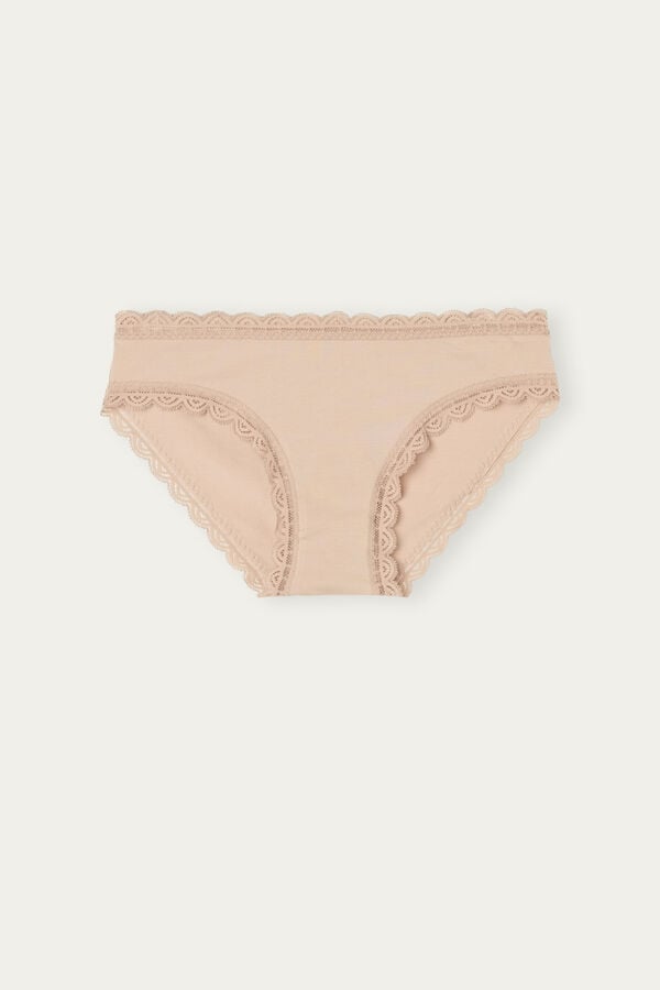 Intimssimi Puuvilla and Pitsi Panties Natural | USICD82302