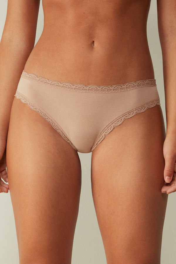 Intimssimi Puuvilla and Pitsi Panties Natural | USICD82302