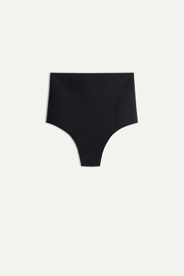 Intimssimi Raw-Cut Microfiber French Knickers Mustat | ZUSNQ43081