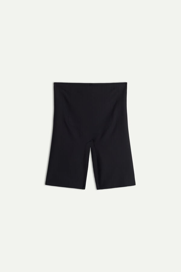 Intimssimi Raw-Cut Microfiber Shorts Mustat | GUSEC33396