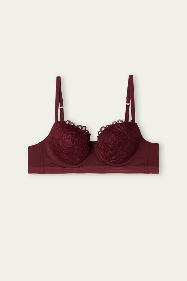 Intimssimi Romantic Life Sofia Balconette Bra Punainen | LUSSX59050