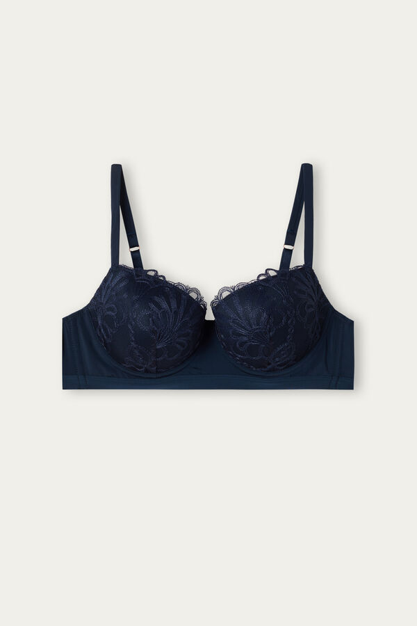 Intimssimi Romantic Life Sofia Balconette Bra Sininen | USNZX88584