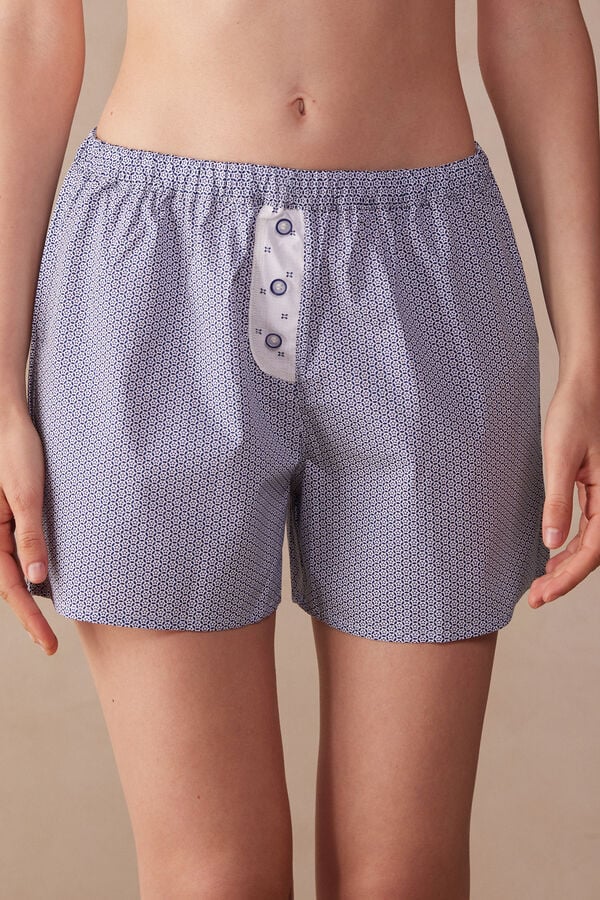 Intimssimi Santorini View Puuvilla Cloth Shorts Print | YUSVQ30073