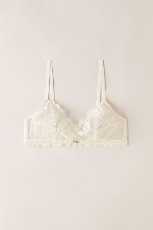 Intimssimi Scent of Roses Emma Triangle Bra Natural | GUSUC73599