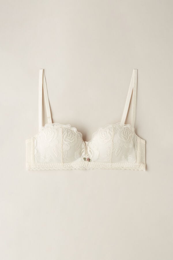 Intimssimi Scent of Roses Gioia Bandeau Bra Natural | UUSND77160