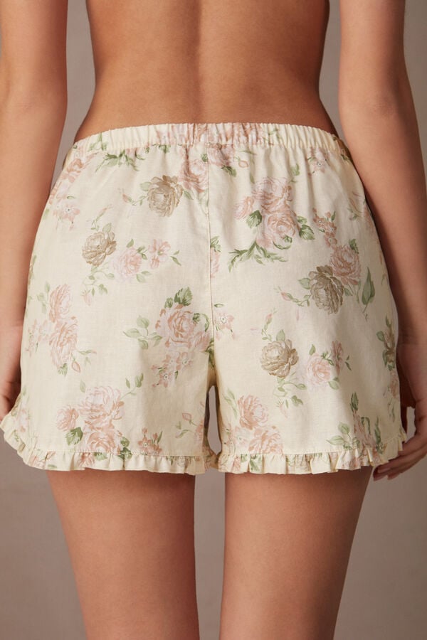 Intimssimi Scent of Roses Puuvilla Cloth Shorts Print | UUSND67854