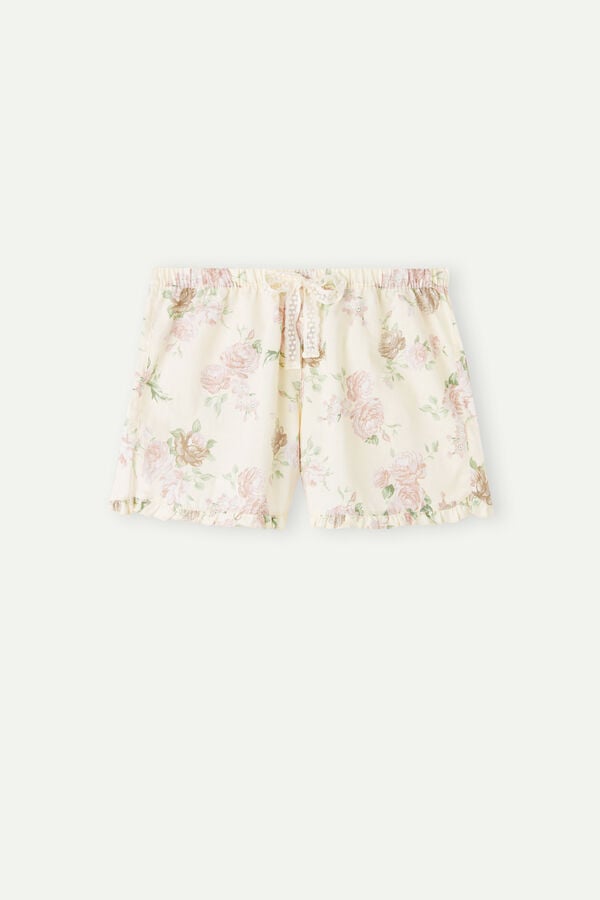 Intimssimi Scent of Roses Puuvilla Cloth Shorts Print | UUSND67854