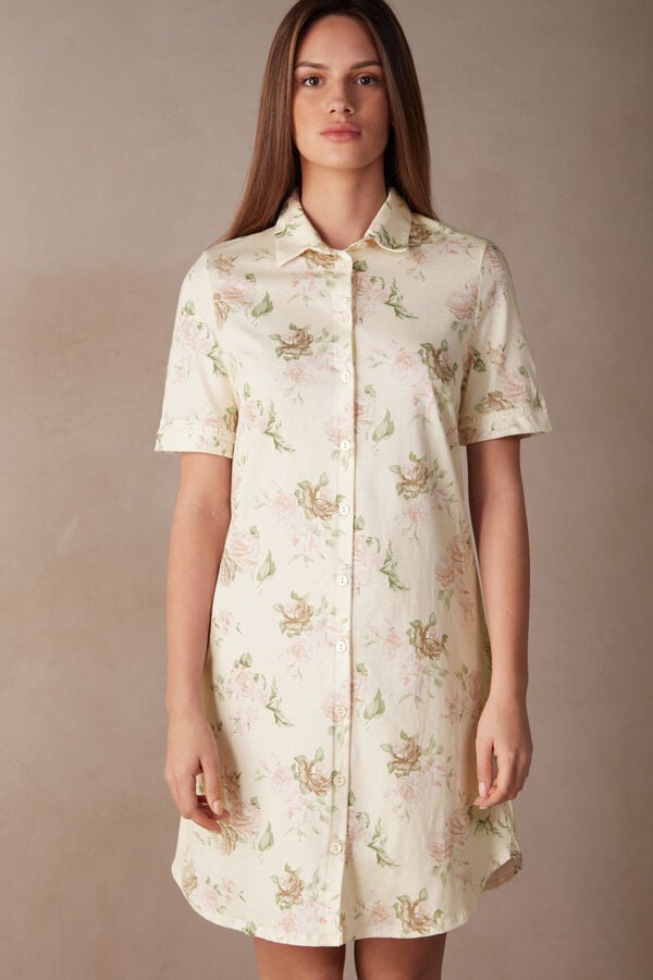 Intimssimi Scent of Roses Puuvilla Nightshirt Print | BUSSO56631