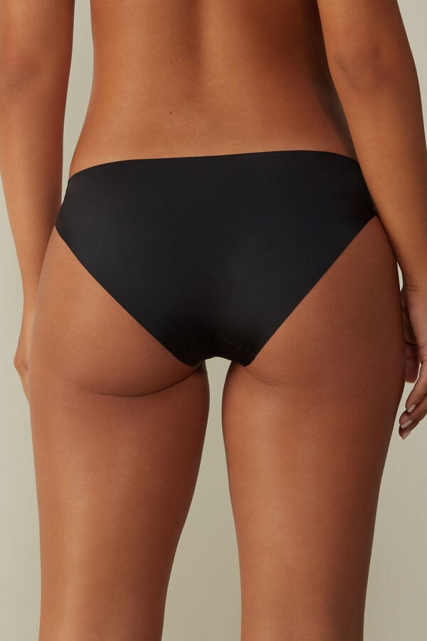 Intimssimi Seamless Microfiber Panties Mustat | BUSSD77605