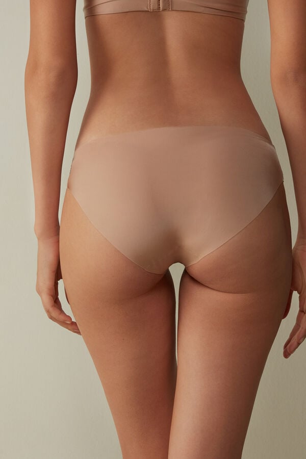 Intimssimi Seamless Microfiber Panties Natural | UUSND94491