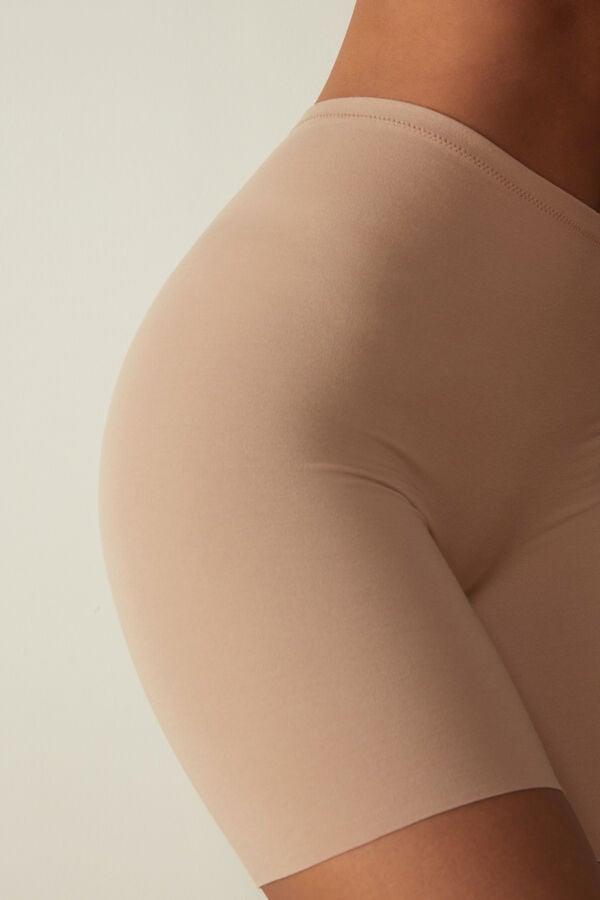 Intimssimi Seamless Supima® Puuvilla Shorts Natural | DUSVO53551