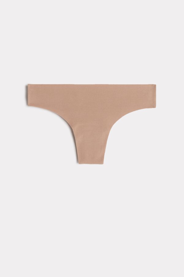 Intimssimi Seamless Supima® Puuvilla Brazilian Panties Natural | GUSUC67940