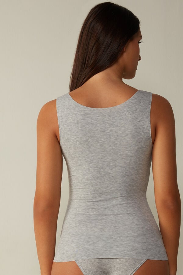 Intimssimi Seamless Supima® Puuvilla Tank Top Harmaat | USJKU40874