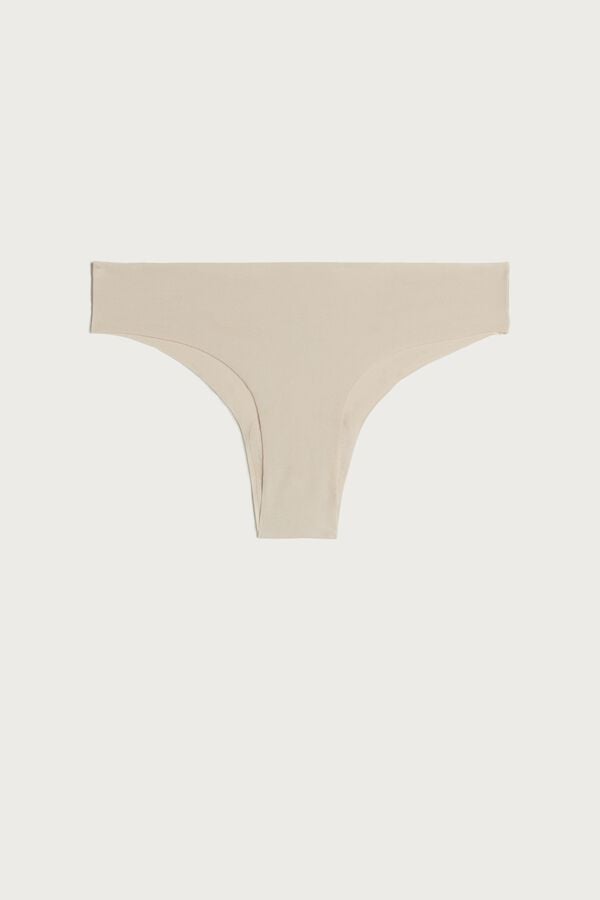 Intimssimi Seamless Supima® Puuvilla Brazilian Panties Natural | USJZR72829