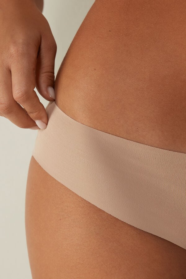 Intimssimi Seamless Supima® Puuvilla Panties Natural | XUSBH45748