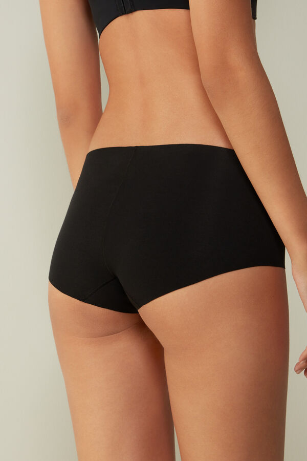 Intimssimi Seamless Supima® Puuvilla Hipster Mustat | XUSBH98887