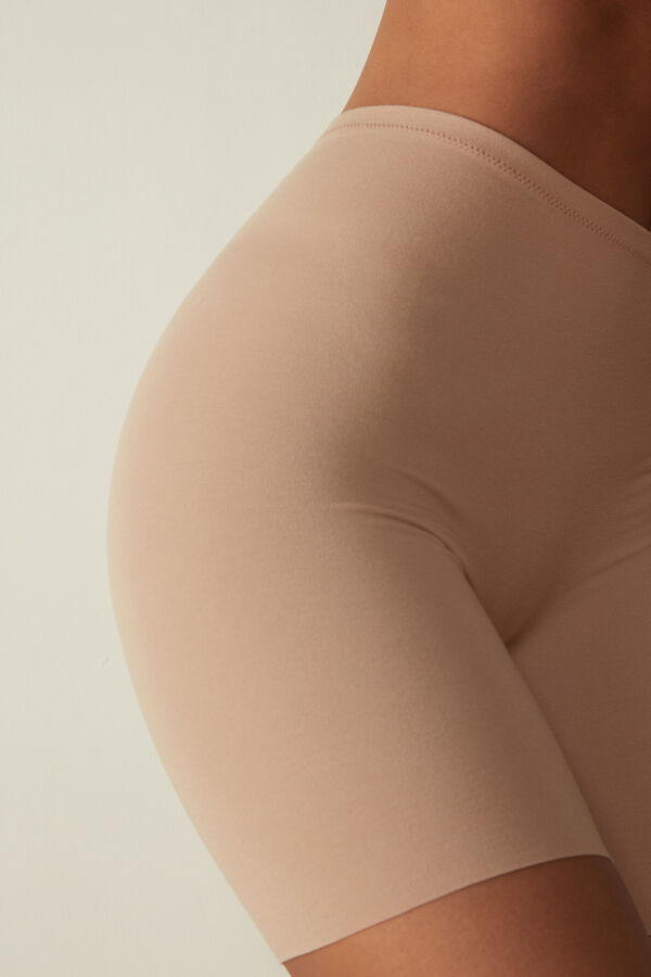 Intimssimi Seamless Supima® Puuvilla Shorts Natural | XUSGW77971