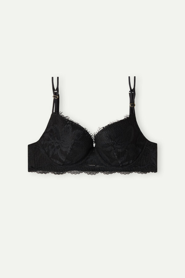 Intimssimi Sensual Unbounded Balconette Bra Mustat | DUSVO18573