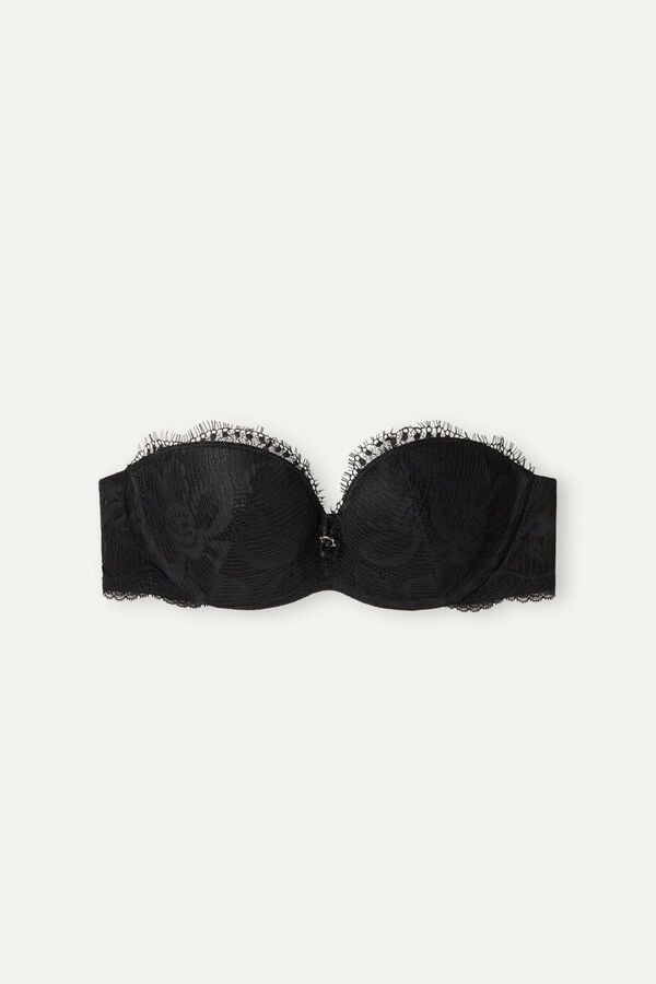 Intimssimi Sensual Unbounded Monica Bandeau Bra Mustat | UUSTG84339