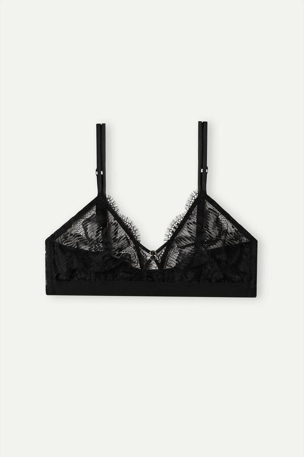 Intimssimi Sensual Unbounded Triangle Bra Mustat | AUSWC87123