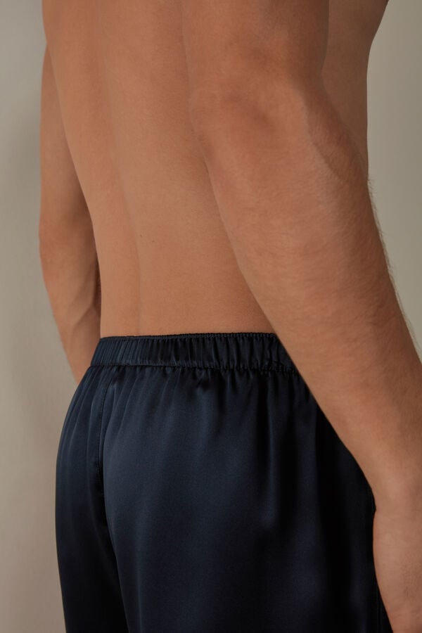 Intimssimi Silk Boxers Mustat | PUSQX64839