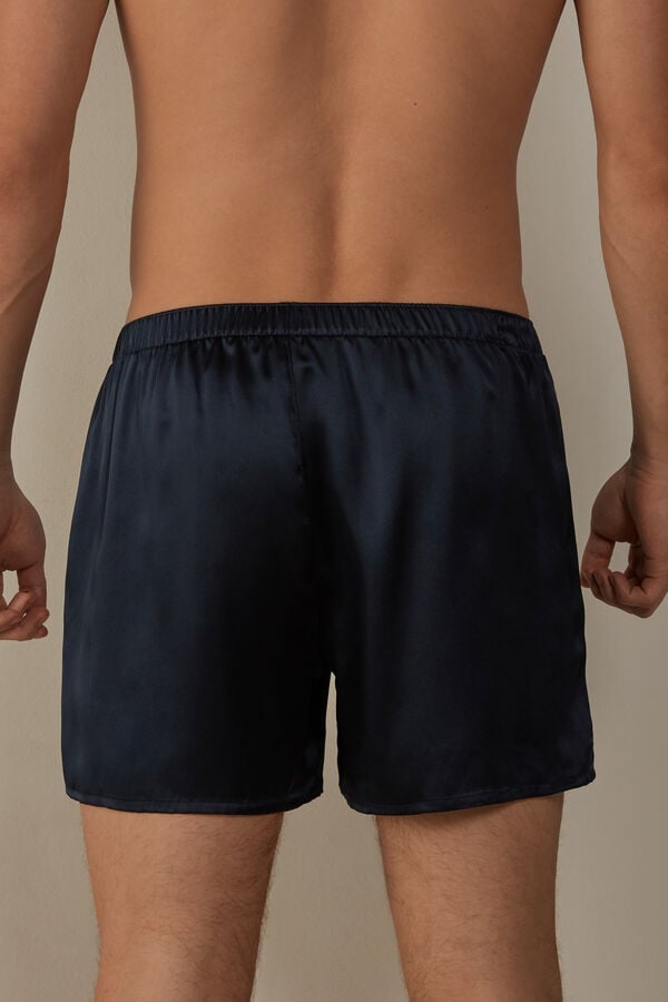 Intimssimi Silk Boxers Mustat | PUSQX64839