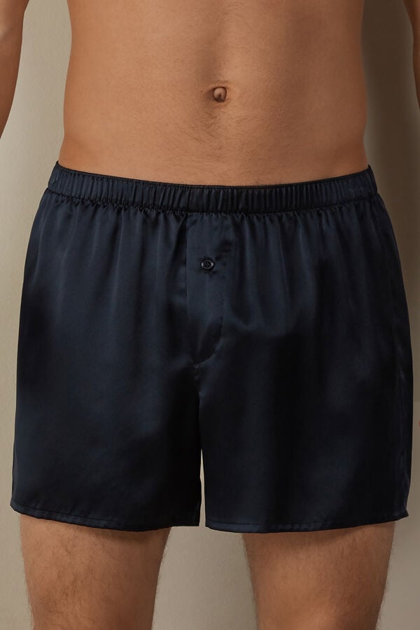 Intimssimi Silk Boxers Mustat | PUSQX64839