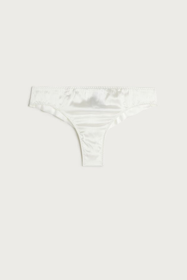 Intimssimi Silk Cheeky Briefs Valkoinen | USDYB39305