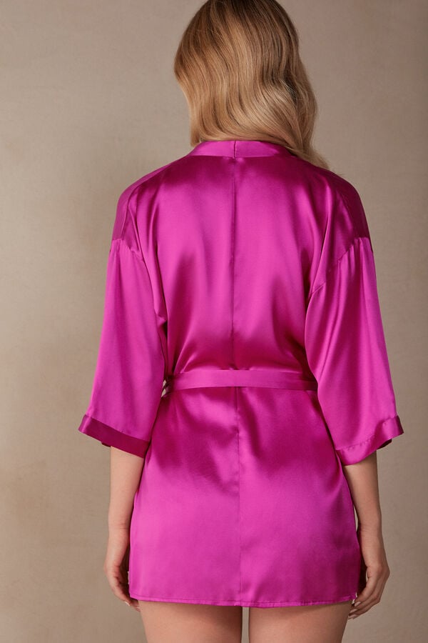 Intimssimi Silk Kimono Pinkki | USDFL79564