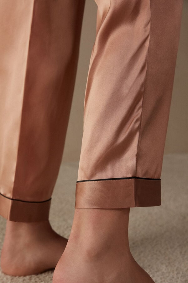 Intimssimi Silk Satin Pajama Pants Natural | USEAH87712