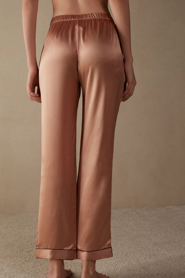 Intimssimi Silk Satin Pajama Pants Natural | USEAH87712