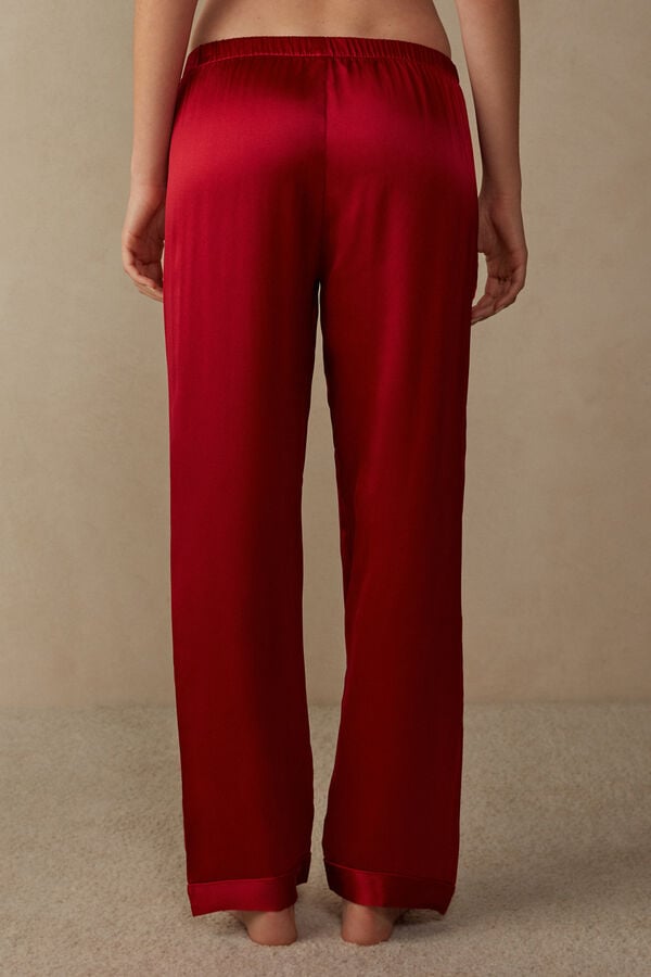 Intimssimi Silk Satin Pajama Pants Punainen | MUSFT78567