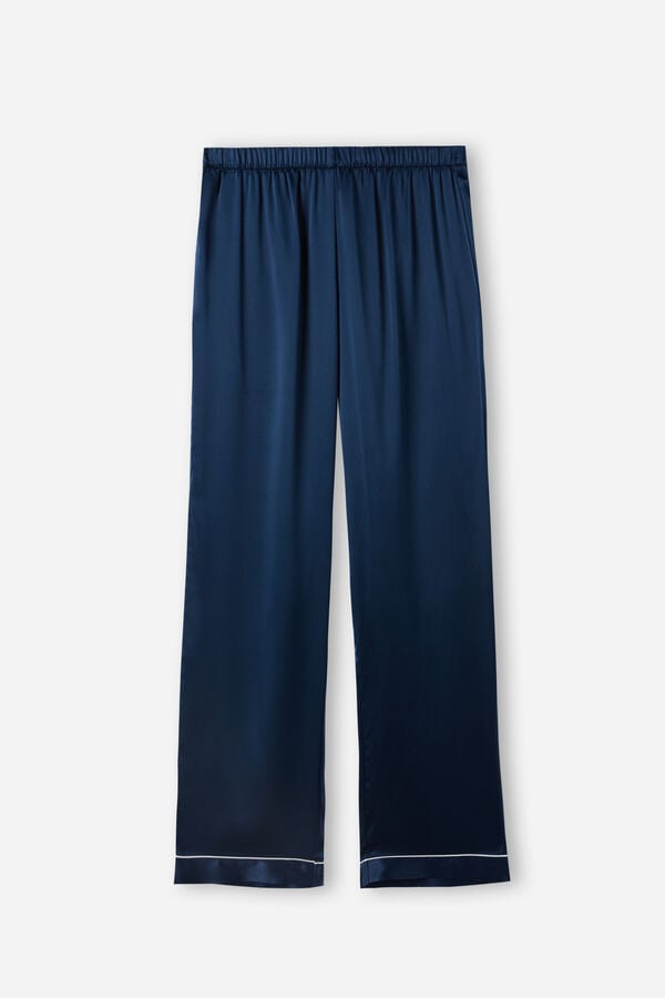 Intimssimi Silk Satin Pajama Pants Sininen | USDYB97894