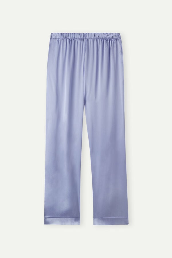 Intimssimi Silk Satin Pajama Pants Violet | BUSSD32159