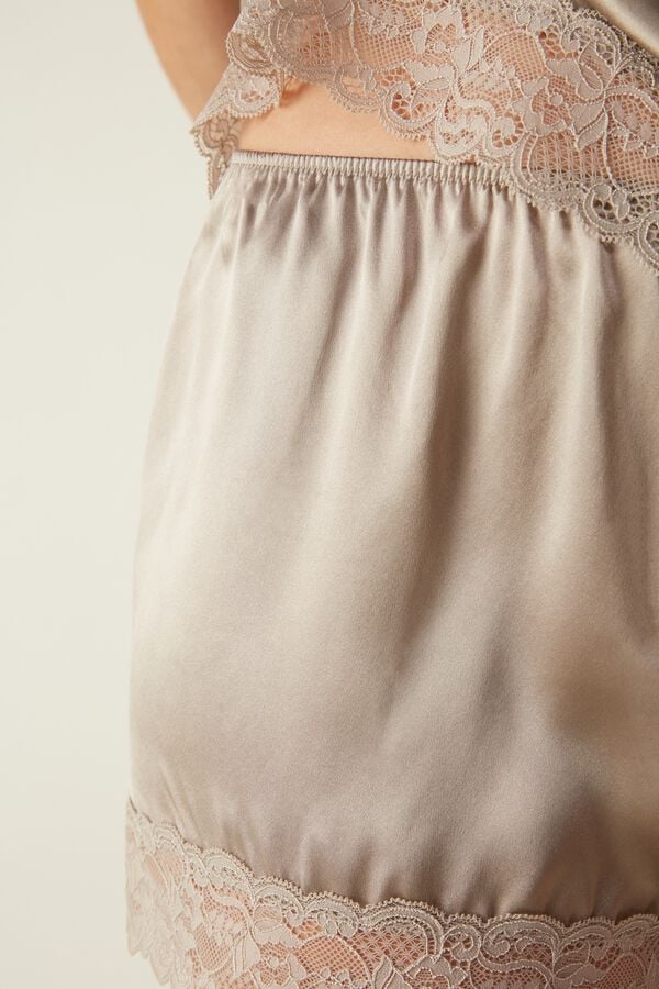 Intimssimi Silk Shorts Natural | USEAH36979