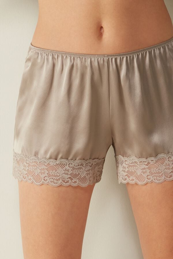 Intimssimi Silk Shorts Natural | USEAH36979