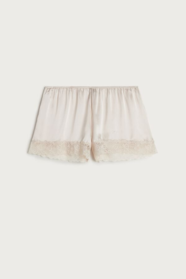 Intimssimi Silk Shorts Natural | USEAH84561