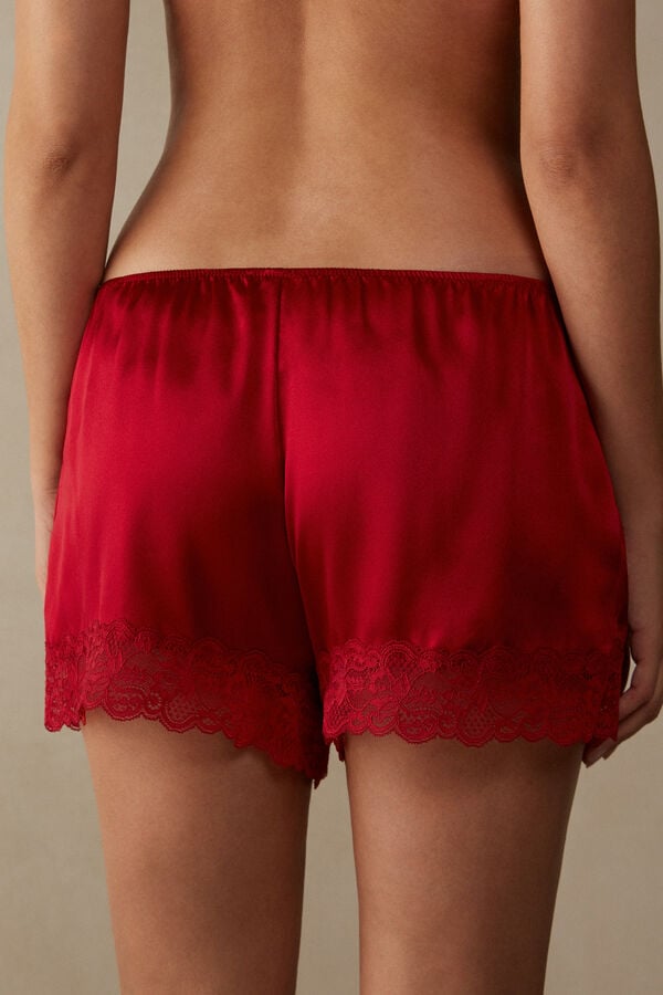 Intimssimi Silk Shorts Punainen | QUSUV43155