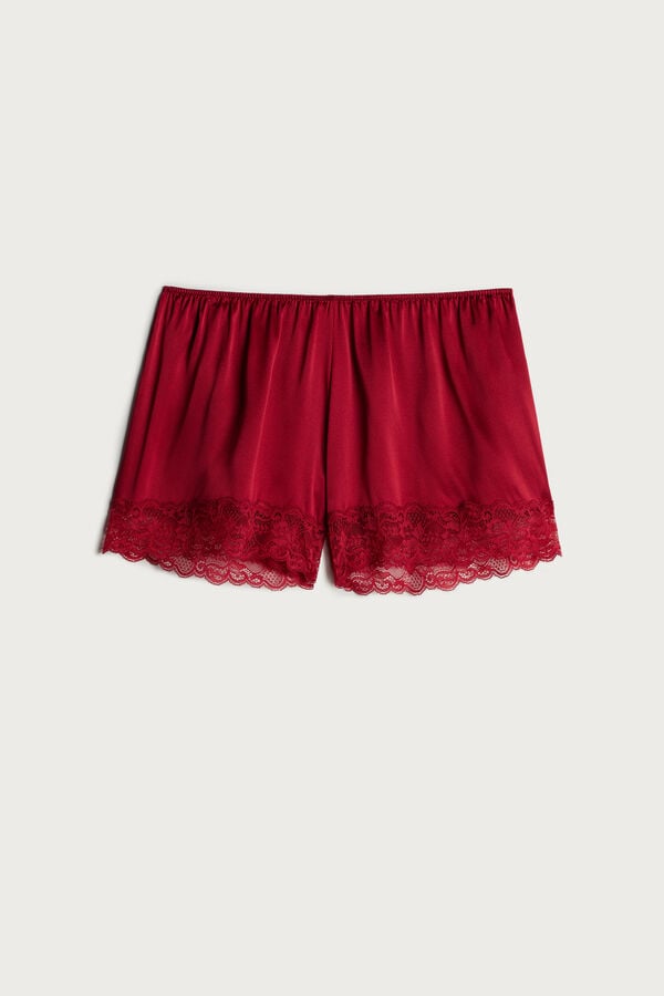 Intimssimi Silk Shorts Punainen | QUSUV43155