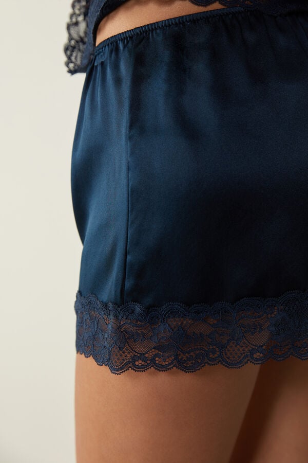 Intimssimi Silk Shorts Sininen | EUSHC50852