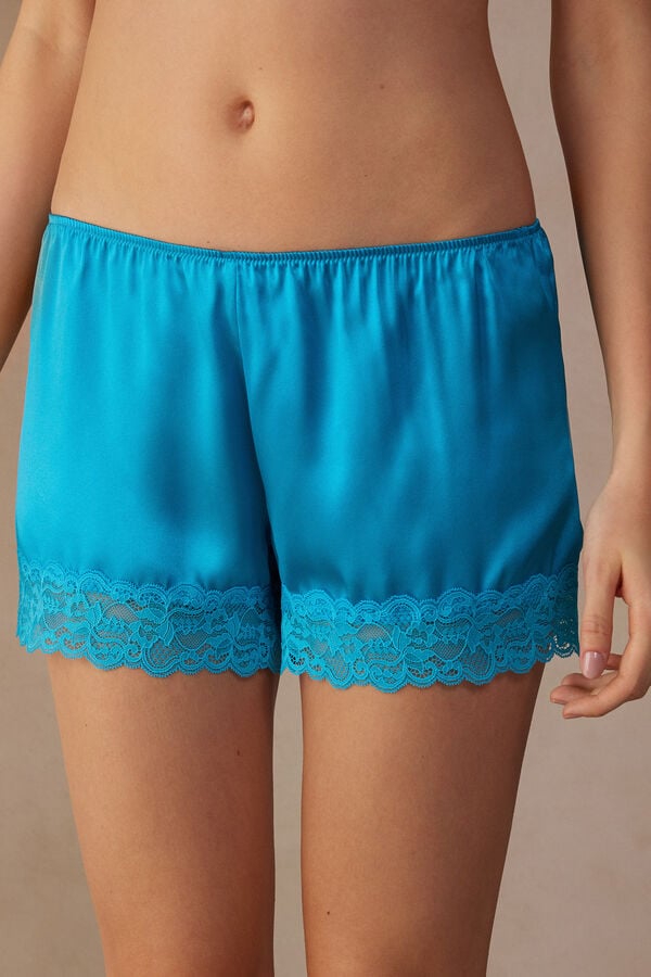 Intimssimi Silk Shorts Sininen | UUSND44642