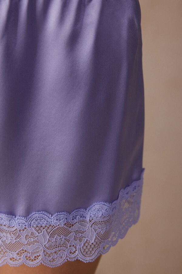 Intimssimi Silk Shorts Violet | USDFL55042